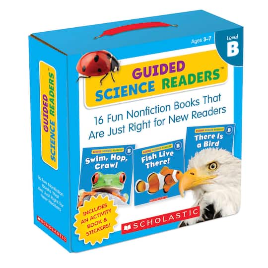 Scholastic Teaching Resources Guided Science Reader Level B Parent Pack Books, 16ct.